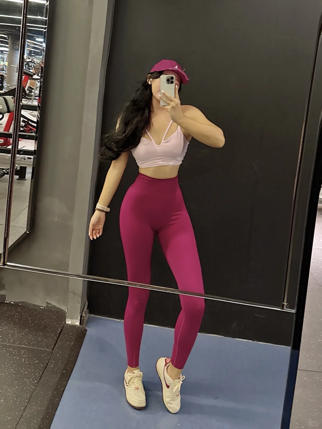 健身穿搭｜粉红女孩🩷今天练了什么