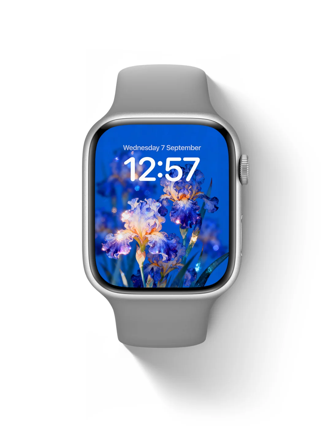 爱的使者鸢尾花｜ios26景深油画壁纸Z458