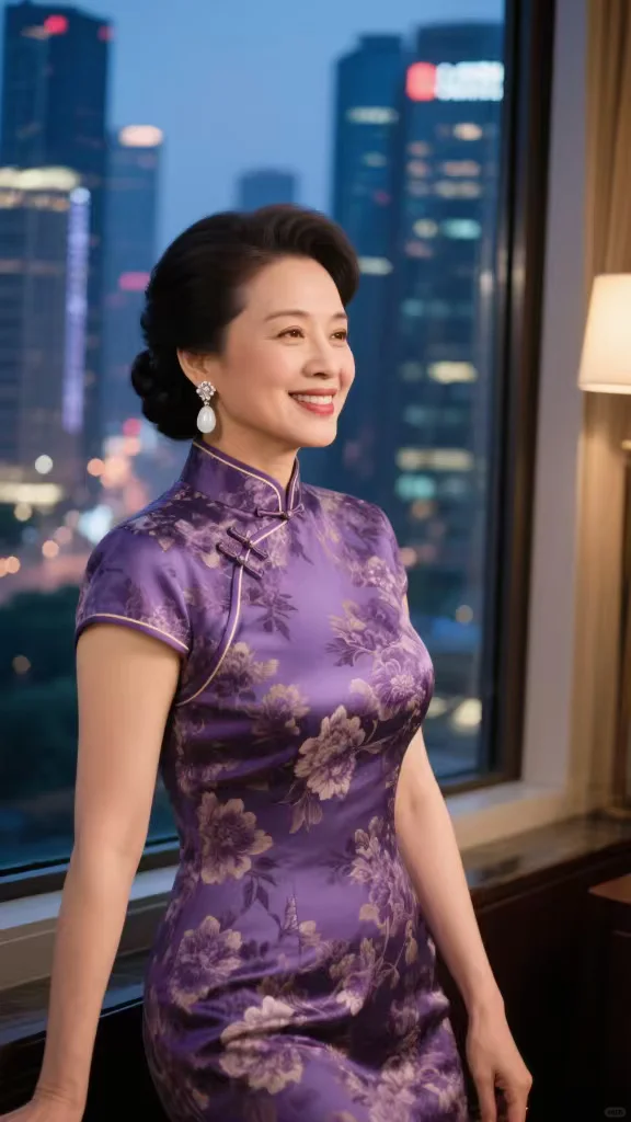 成熟韵味秘诀，48岁阿姨的浪漫生活