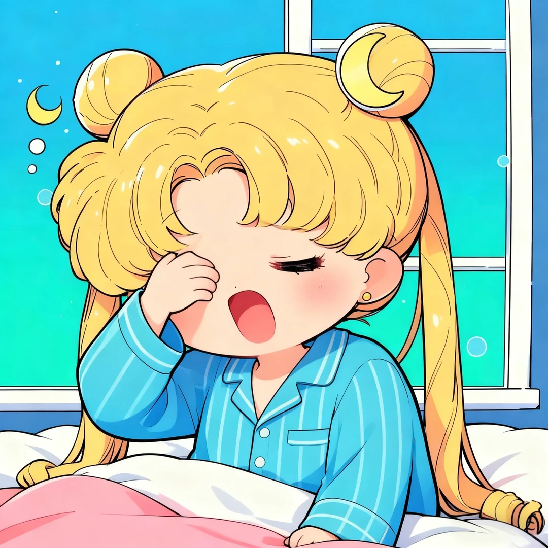 月亮不睡我不睡，我是秃头小宝贝｜美少女