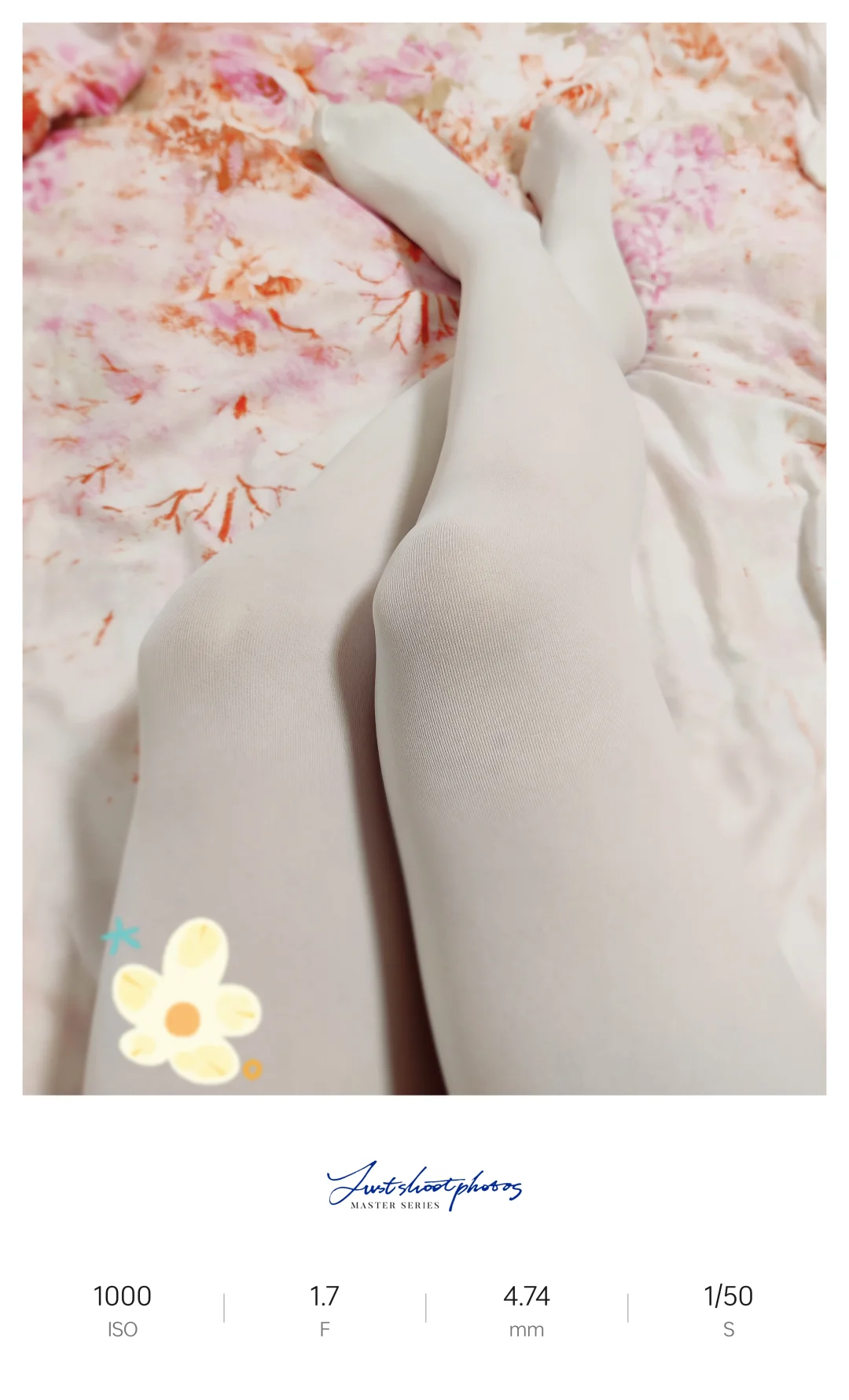 嘻嘻没穿过白丝，才发现白丝看起来真可爱