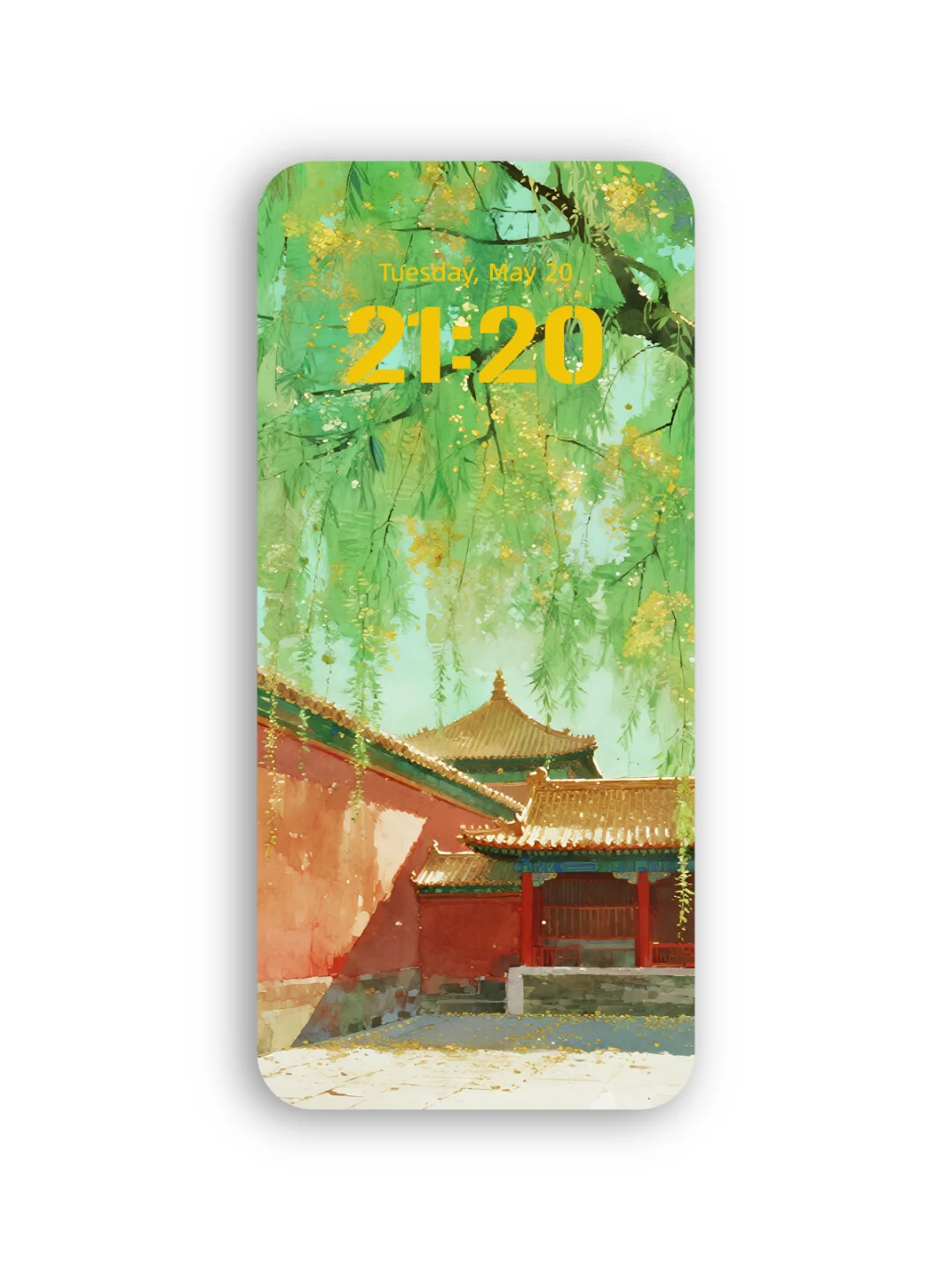 IOS26｜春日杨柳（单图）