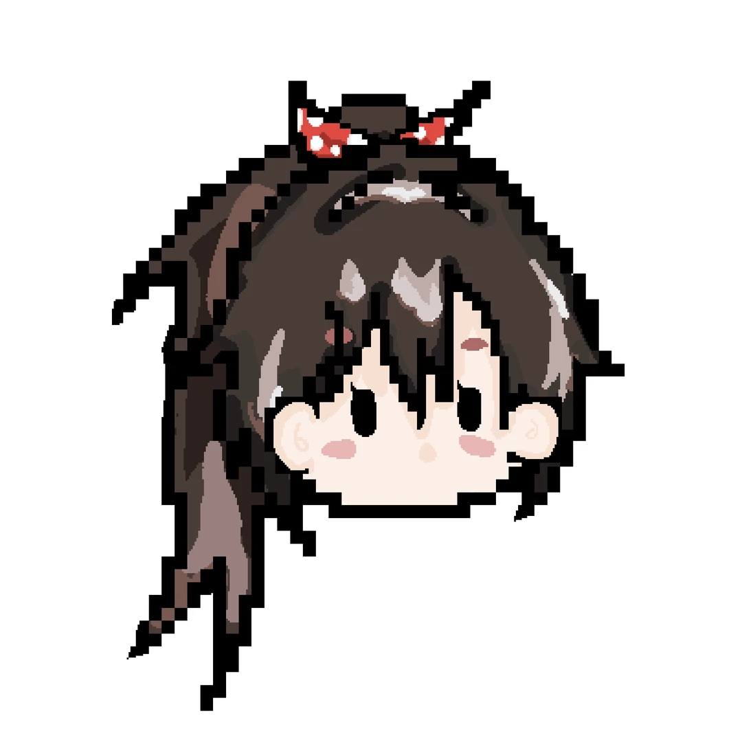 观女神帖子有感即兴作画