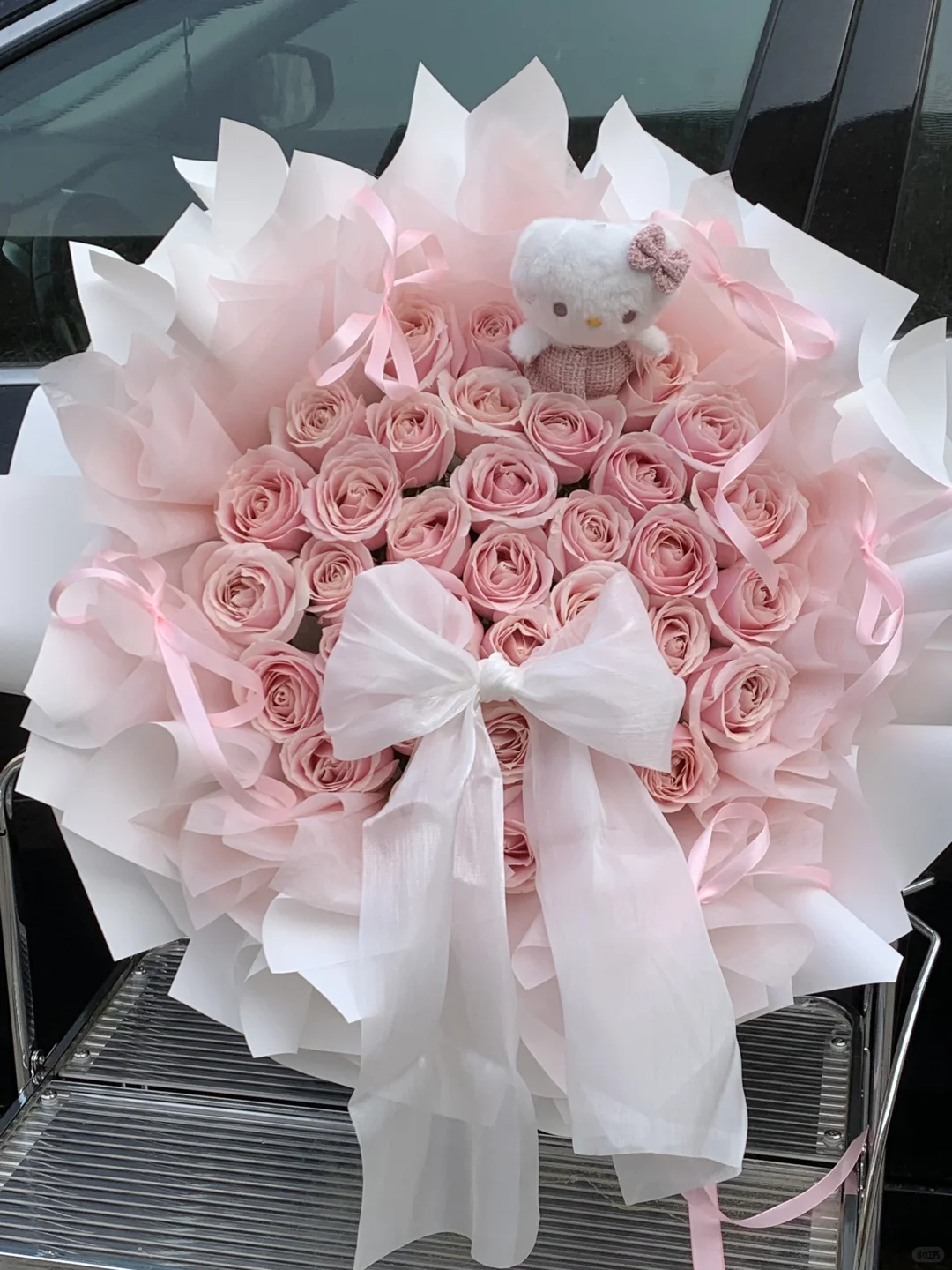 🌸粉色玫瑰，如你般娇嫩可爱🫧秦皇岛花店