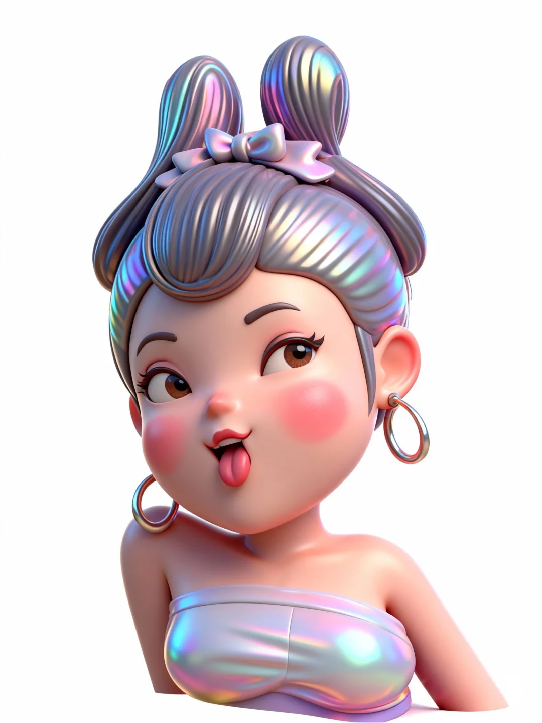 手绘草图用AI辅助立体模型｜性感可爱加风骚