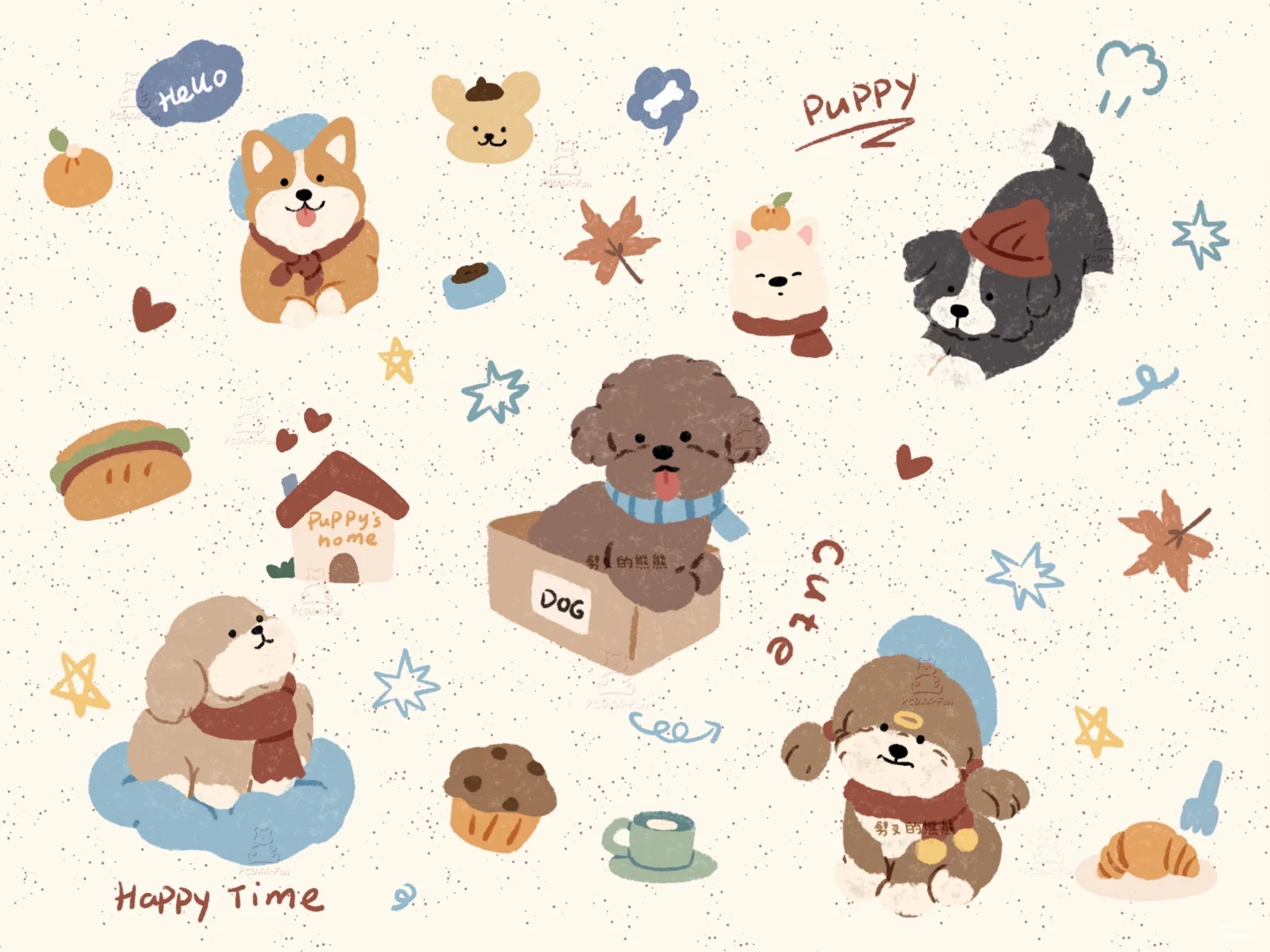 复古ipad屏保系列～🍁