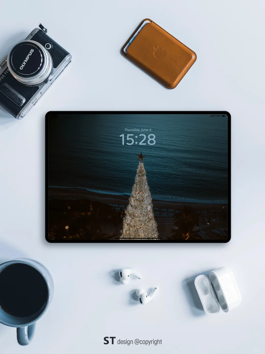 海边圣诞｜圣诞壁纸/高级氛围感/iphone17