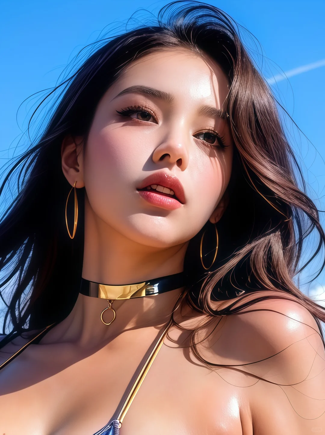 慵懒的美｜御姐晓晓的海边私房照