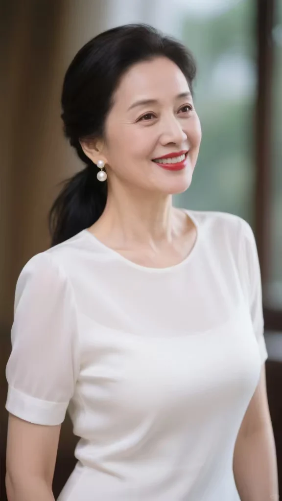 成熟魅力秘诀，48岁阿姨的气质把控