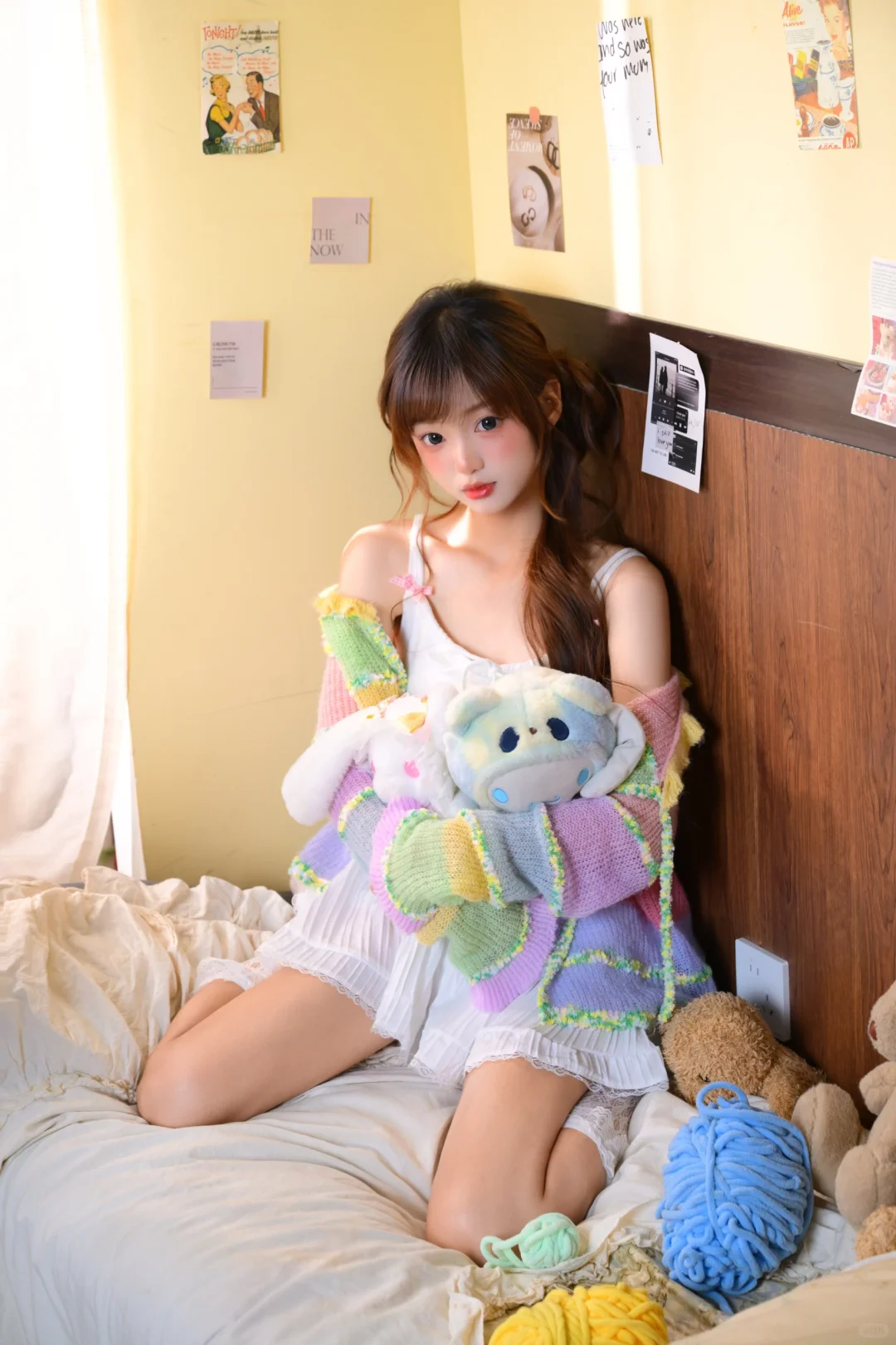 📷｜小熊和我一起睡觉🧸