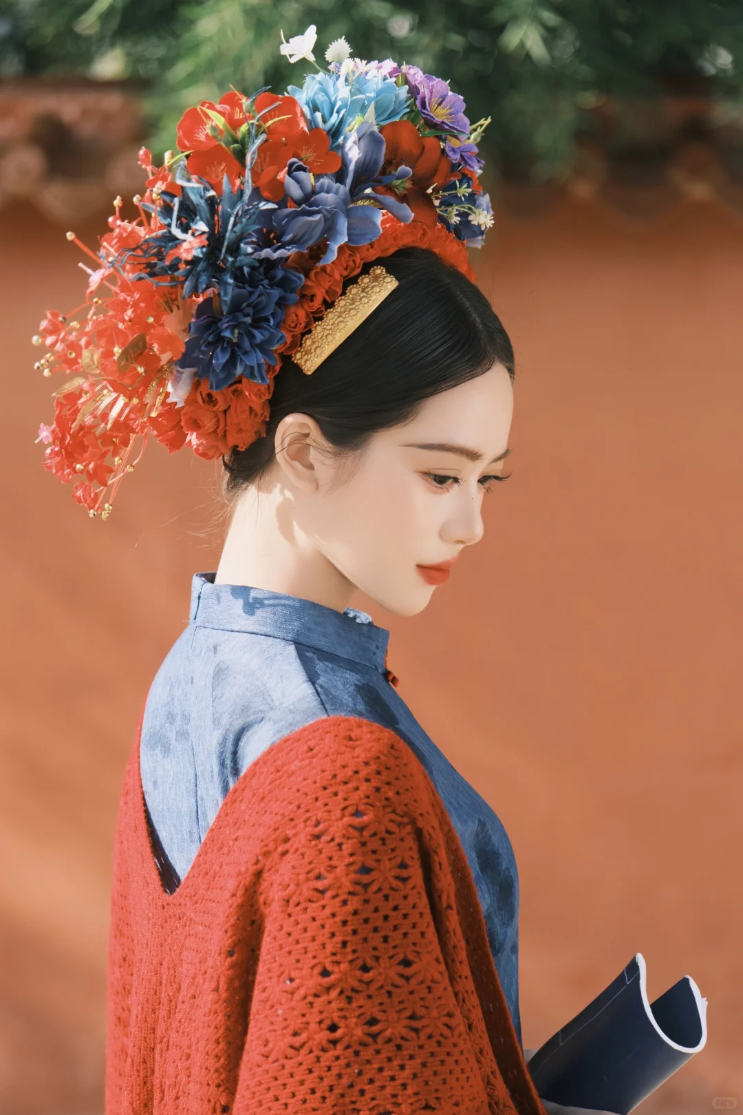 泉州模特|旗袍配簪花的效果如何呢