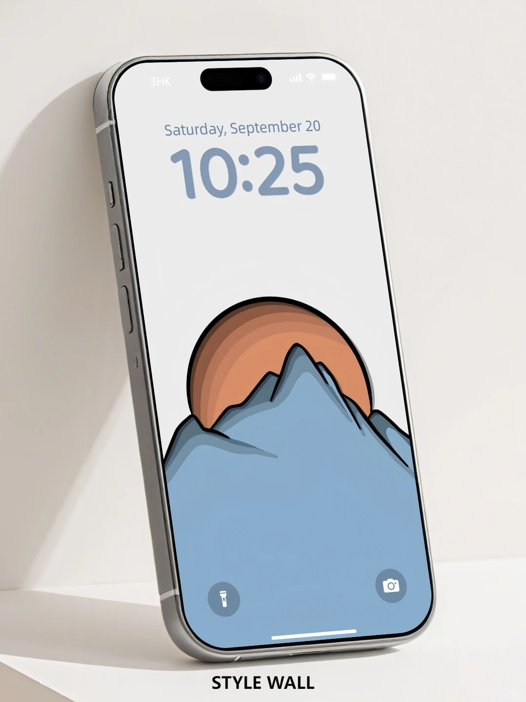 apple wallpaper | 山顶落日（日版）