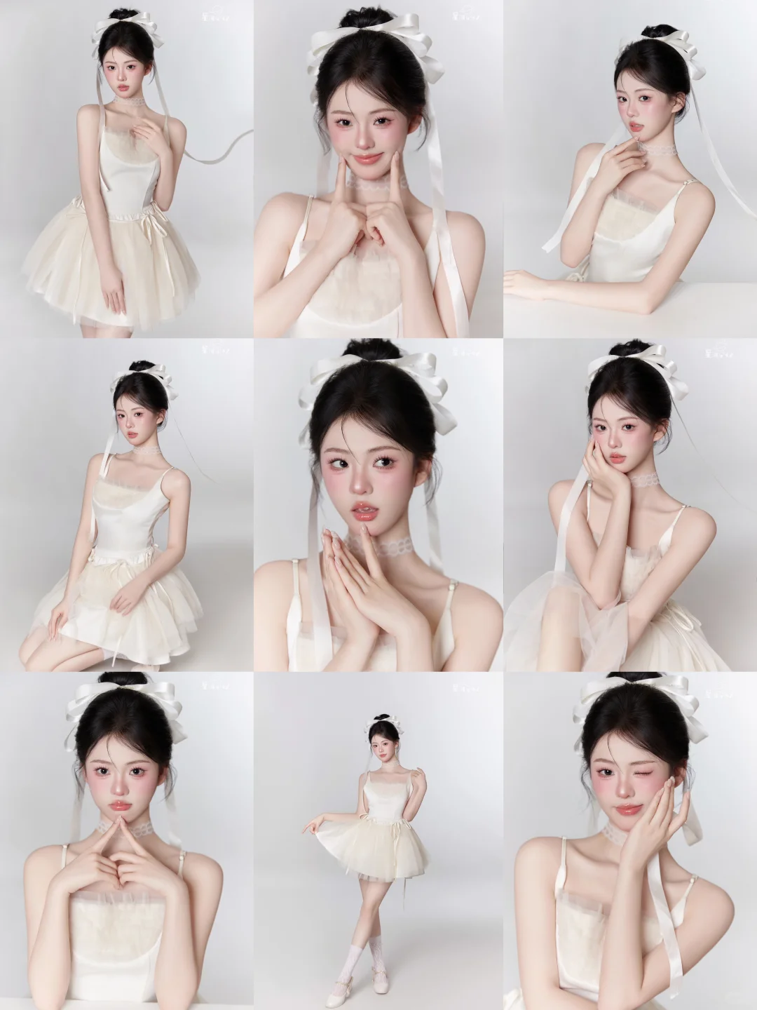 韩女拍照姿势不重样❗️轻氧女孩肖像写真🫧