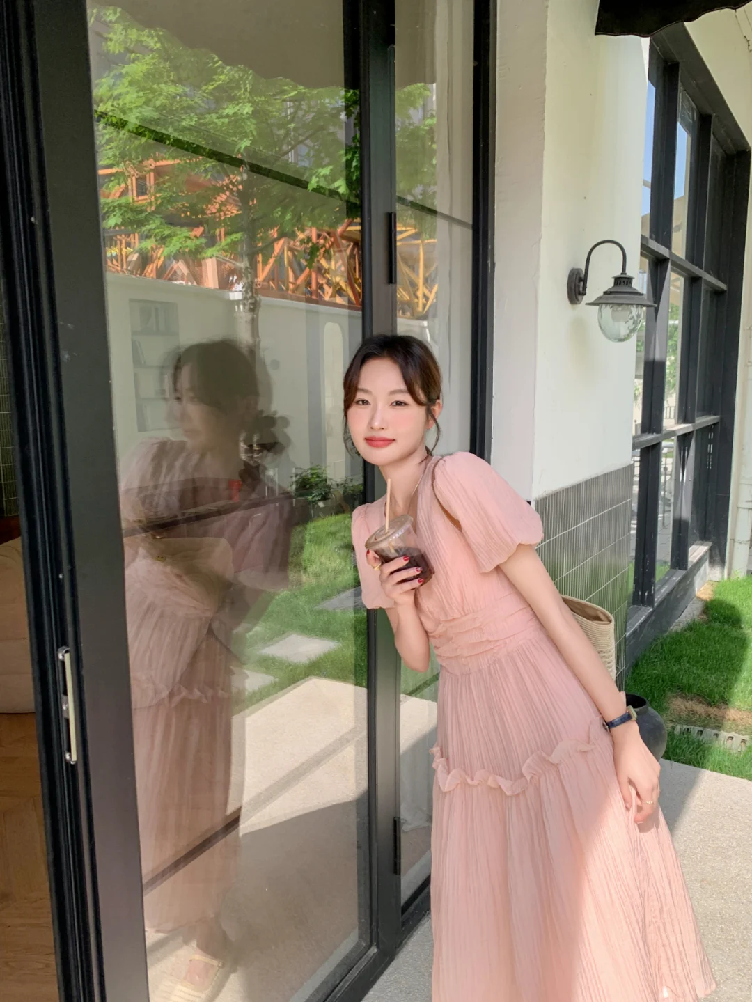 粉裙OOTD/清冷又甜美🎀