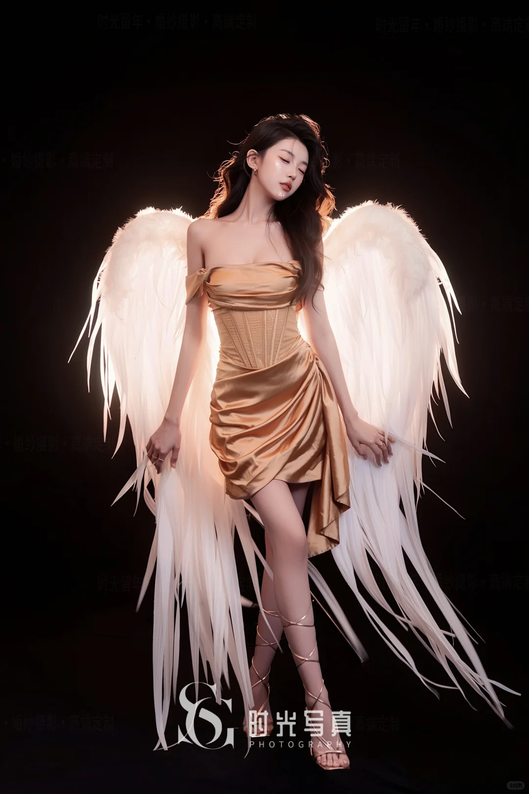 “爱是神洒在她肩上的光”深圳天使写真