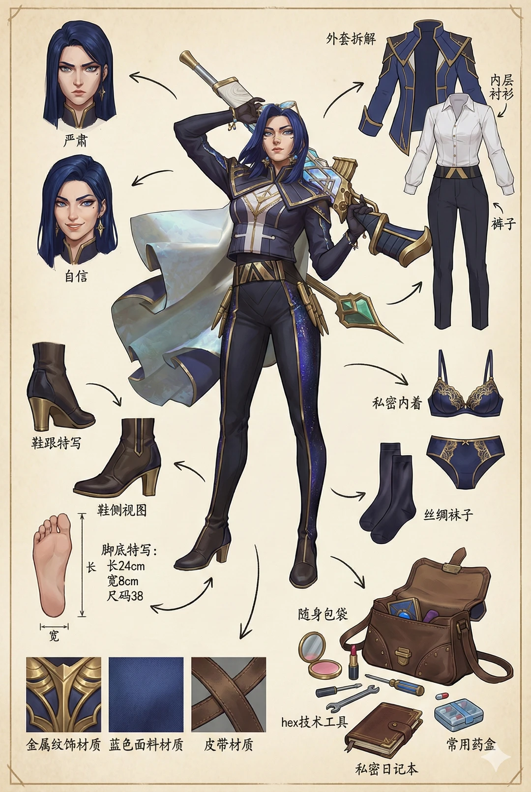 英雄联盟凯瑟琳角色拆解