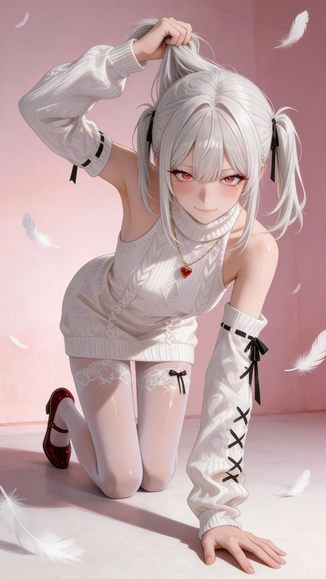 壁纸！！白丝……红鞋……黑色蝴蝶结……