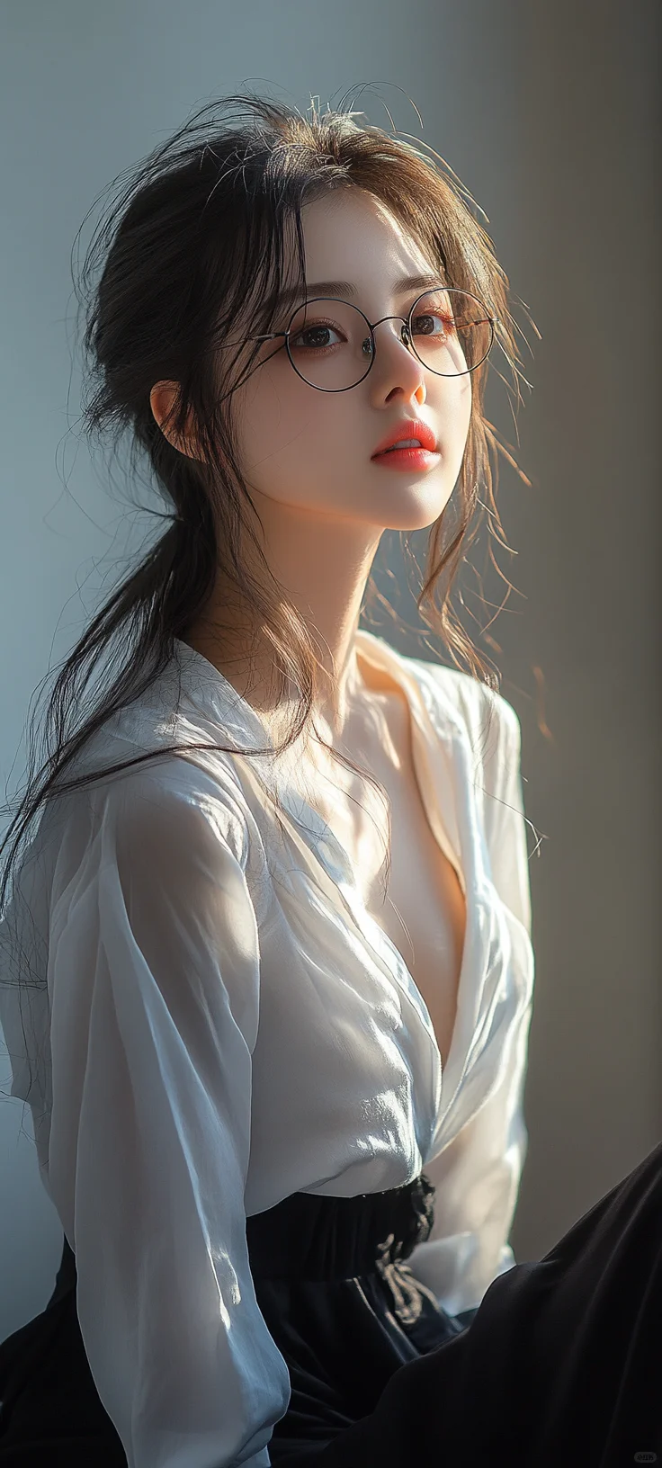 穿上了你喜欢的白衬衫