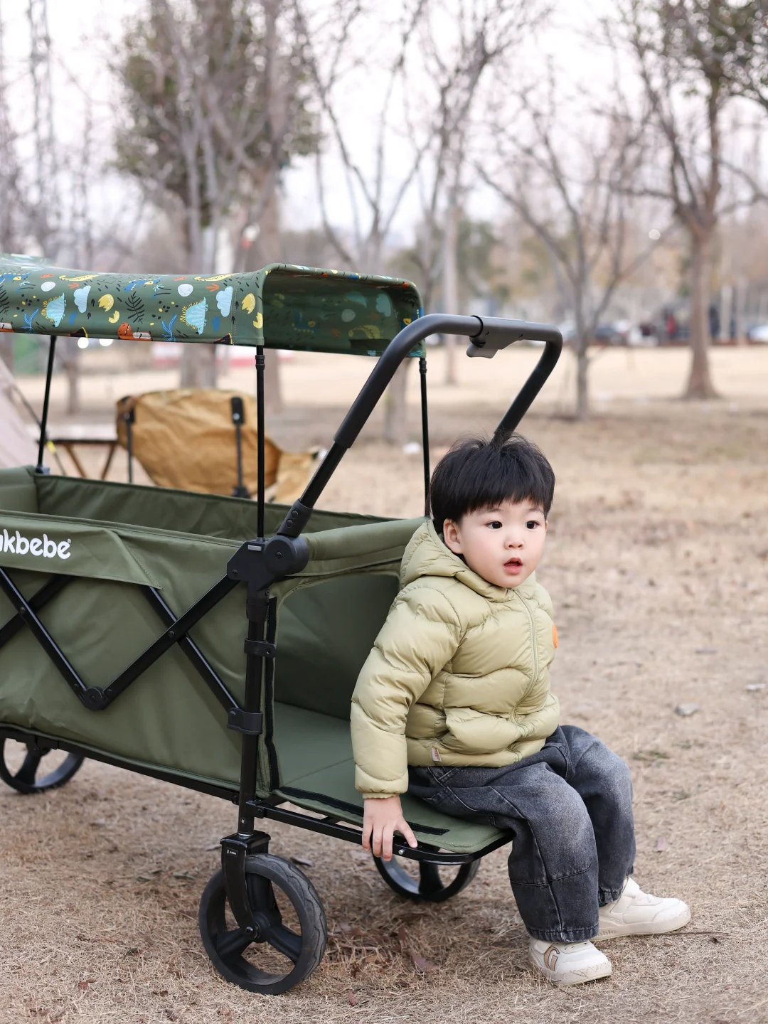 带娃露营的快乐，全靠这辆takbebe双旅车✨