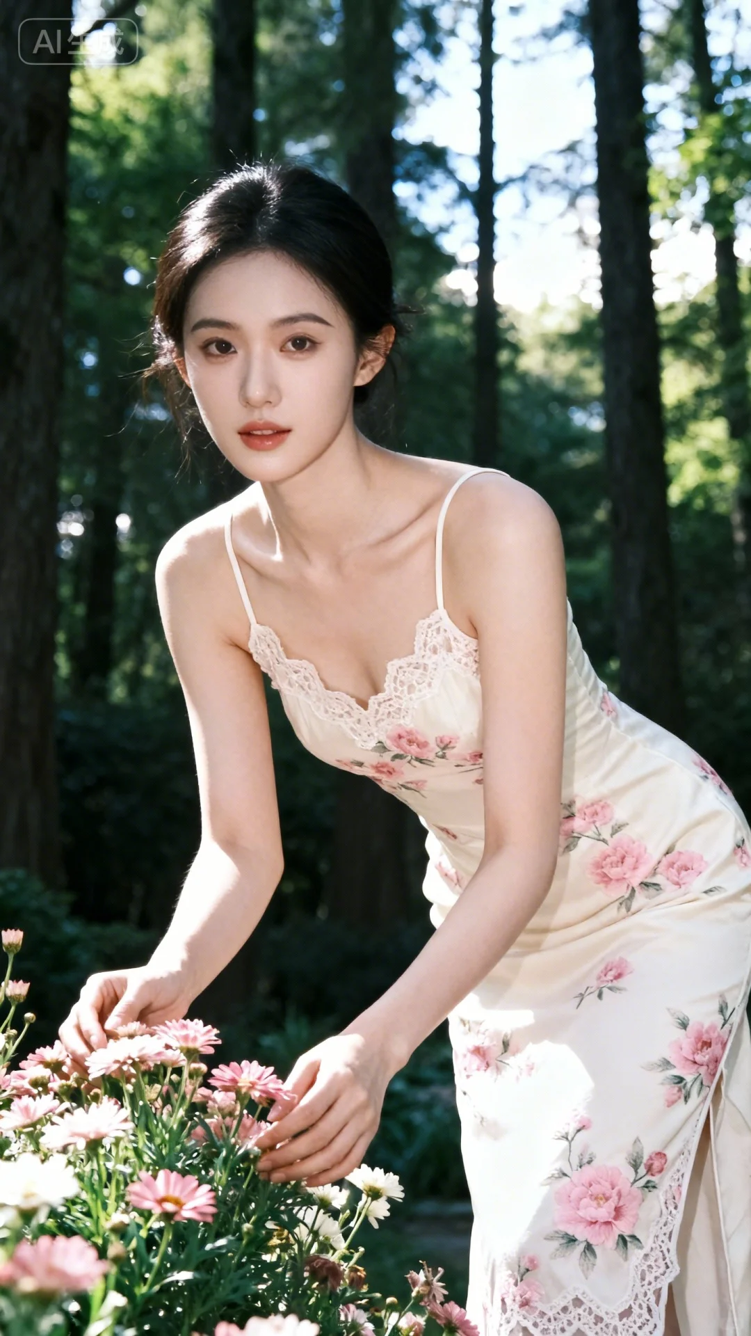 婀娜多姿的身材，风情万种的女人。