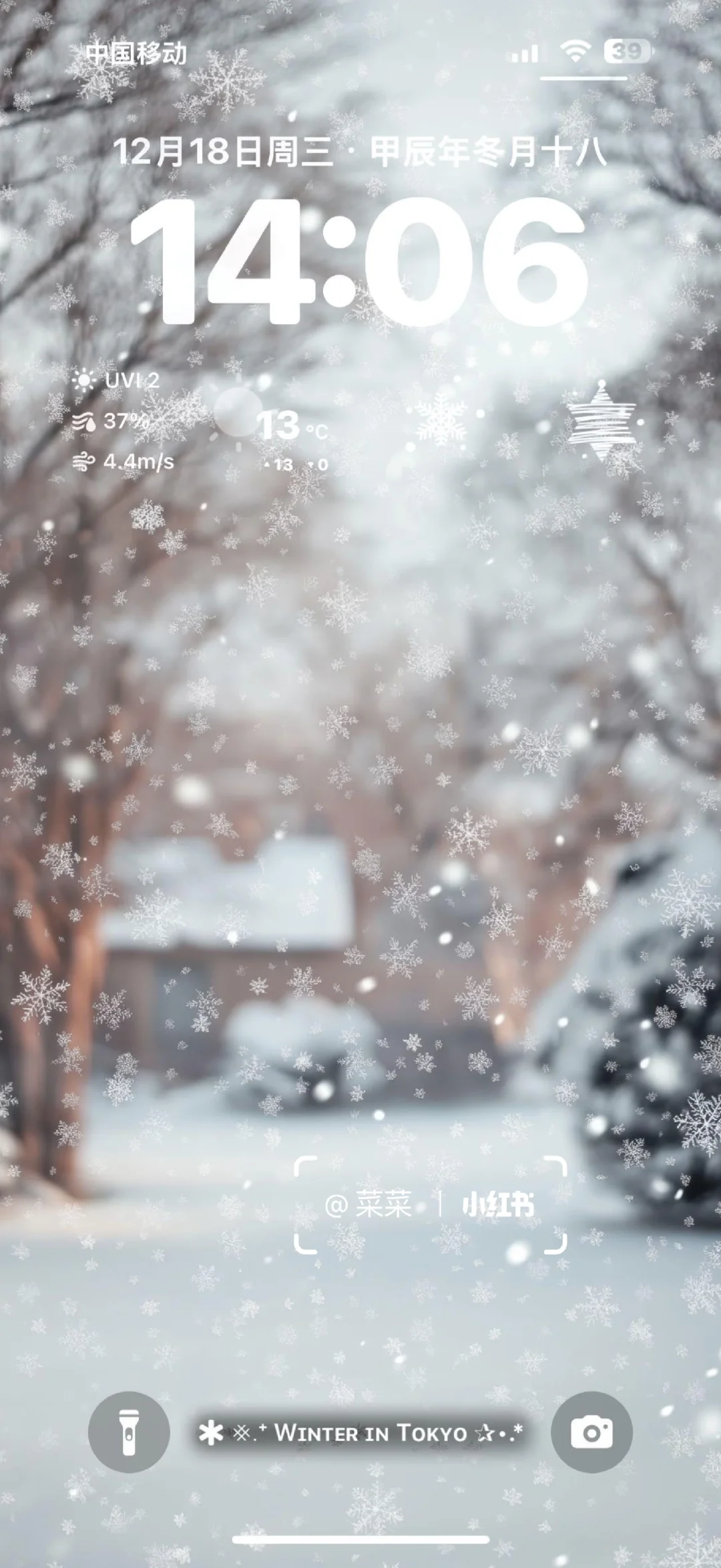 冬天没有人会拒绝这组雪花壁纸的！！