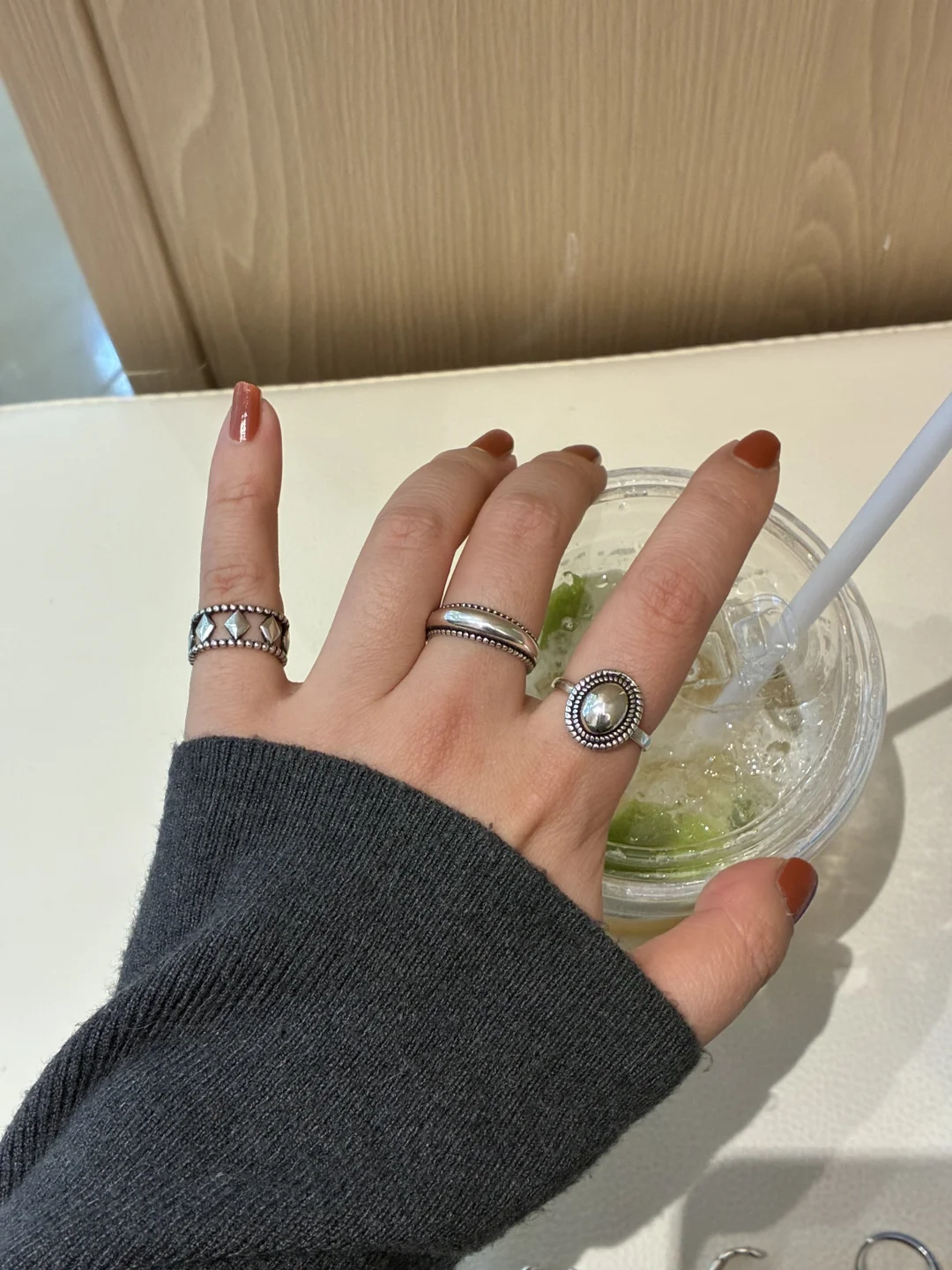 🤍一些韩女味很浓的尾戒合集～💍