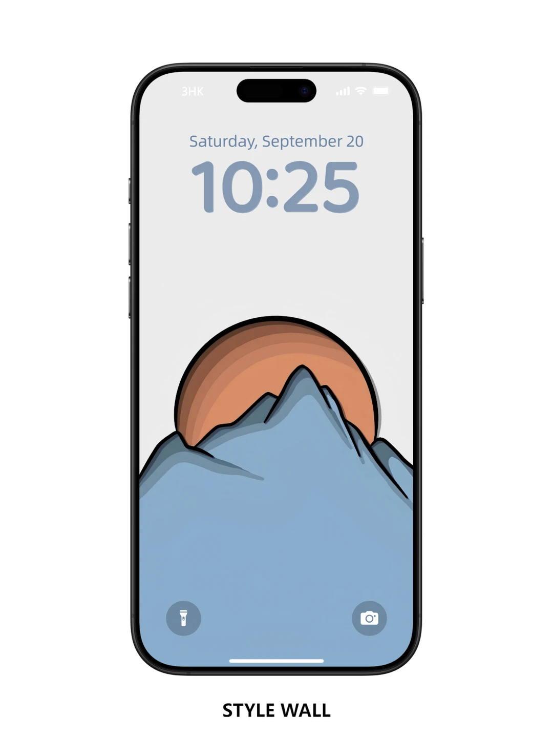 apple wallpaper | 山顶落日（日版）