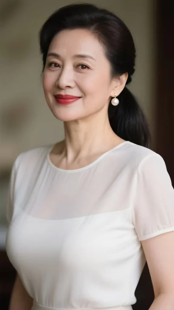 成熟魅力秘诀，48岁阿姨的气质把控