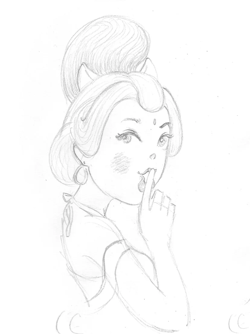 手绘草图用AI辅助立体模型｜性感可爱加风骚