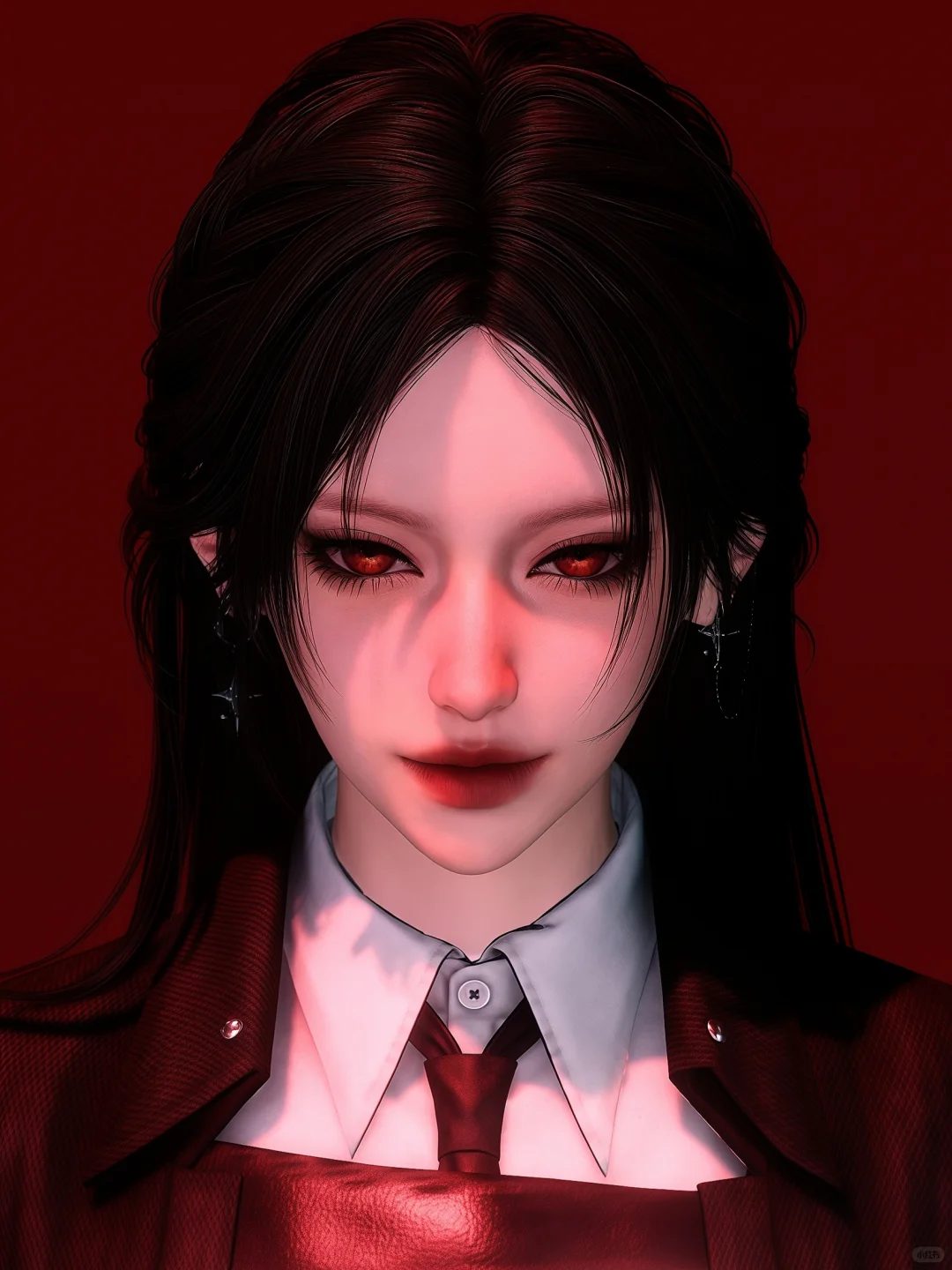 鬼感女御丨妆容分享