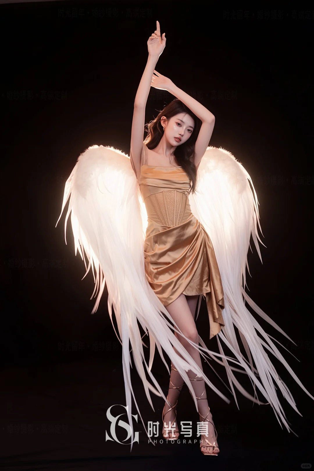 “爱是神洒在她肩上的光”深圳天使写真