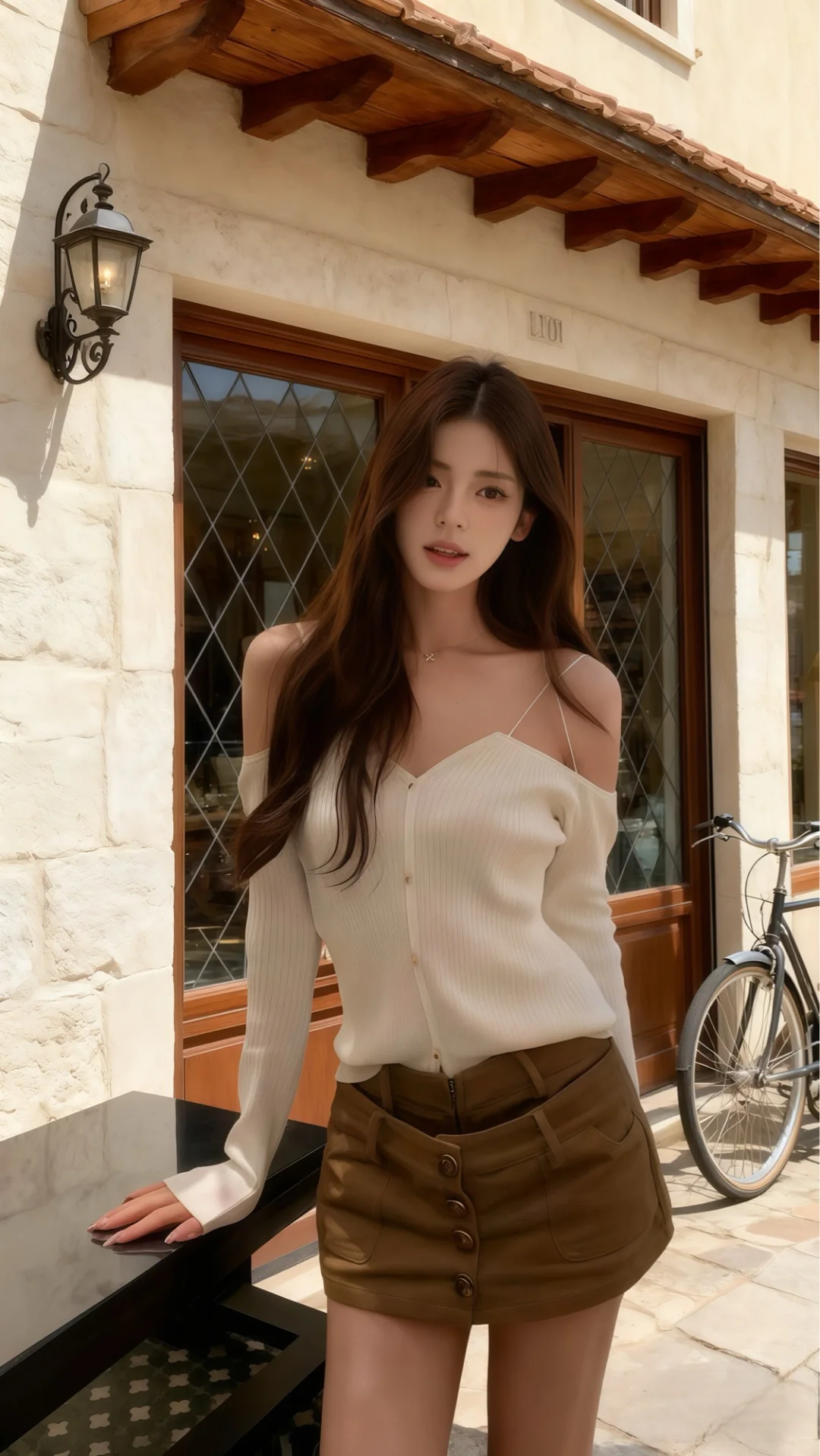 韩系慵懒感穿搭～