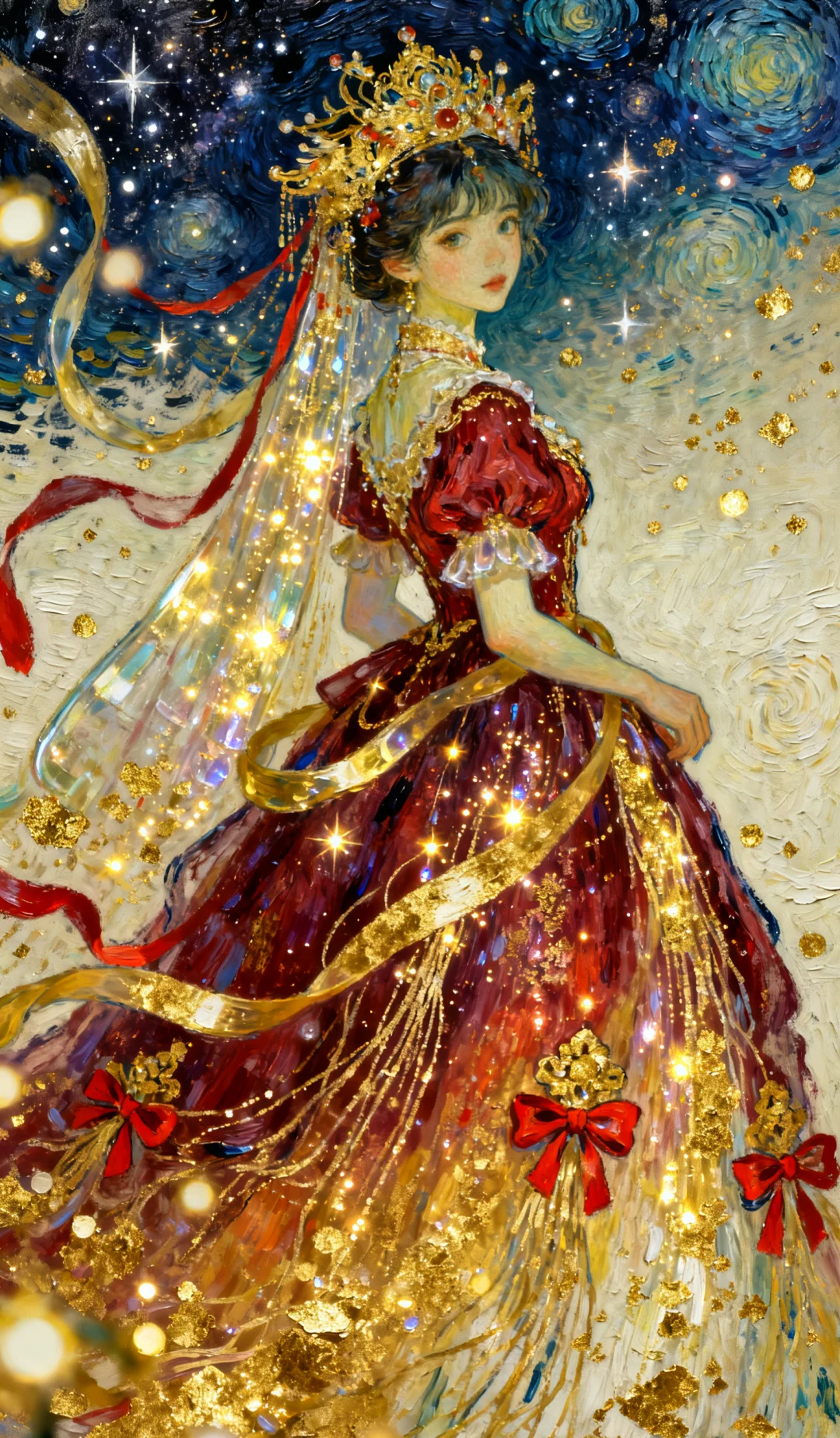 星空下的无尽女神！