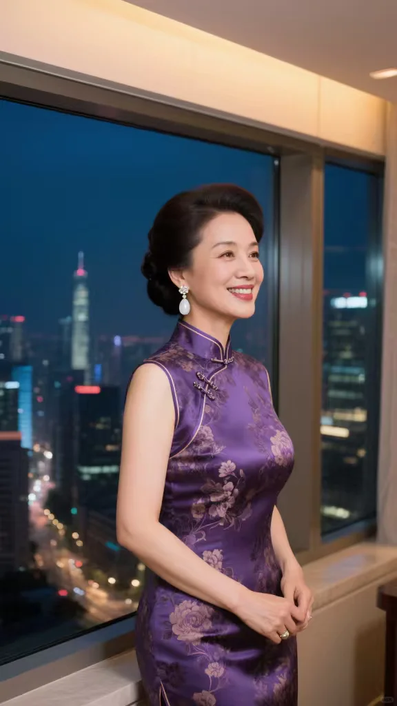 成熟韵味秘诀，48岁阿姨的浪漫生活