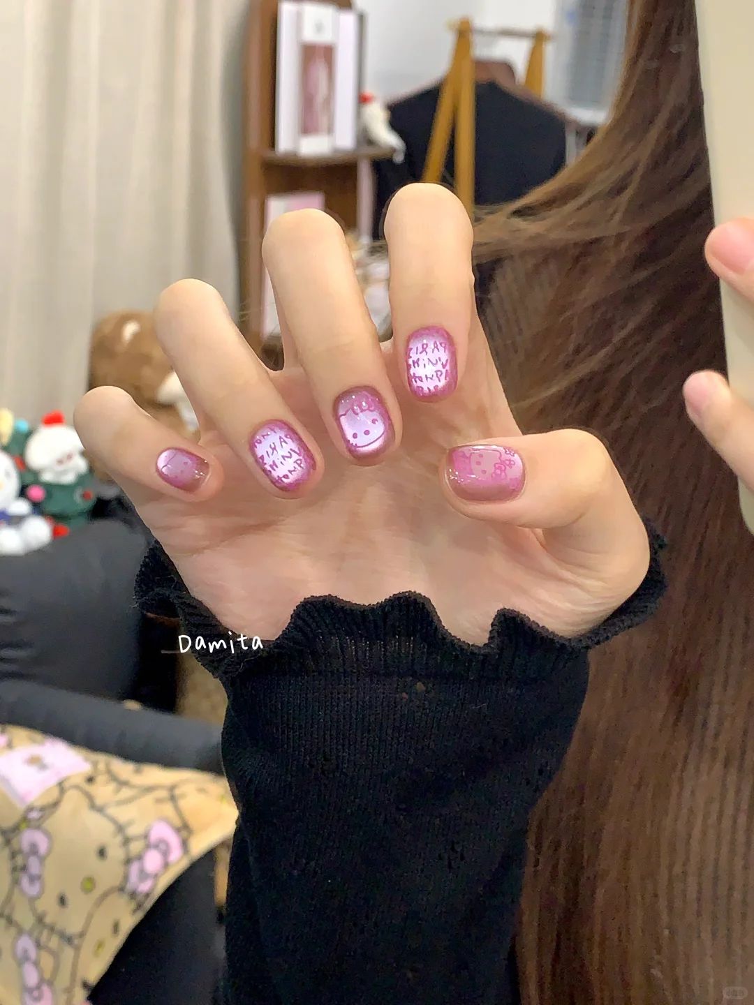 新品预告live｜玫粉色芭比Kitty美甲！💗🛍
