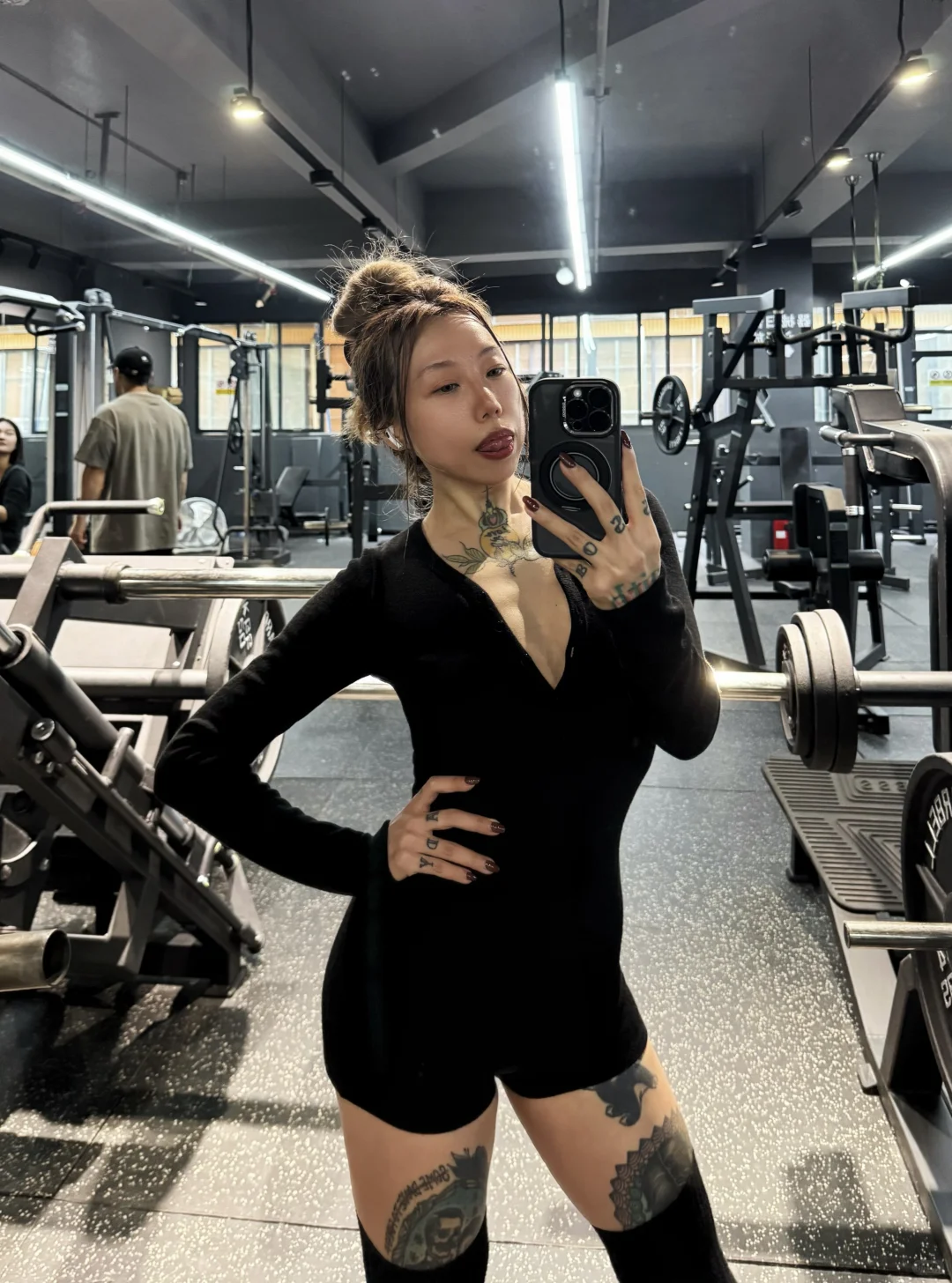 🖤All black work out