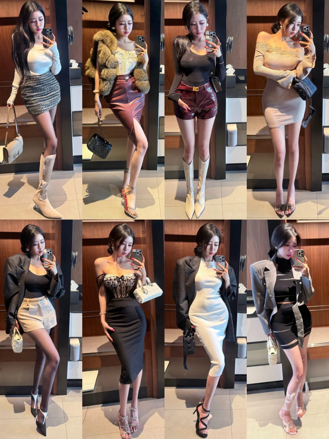 成熟女性的都市精致穿搭