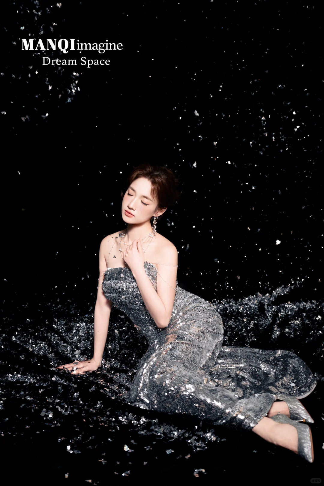 新昌写真｜银色礼服太美啦！！