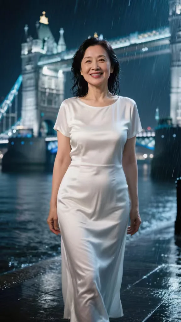 成熟柔艳清媚，48岁的阿姨碾轧雨夜