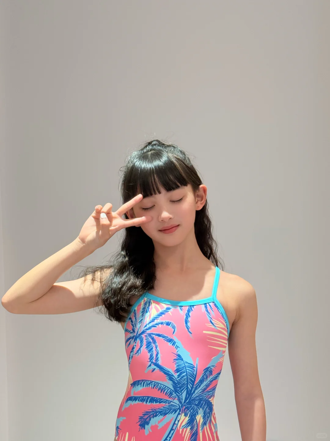 泳娃新泳衣！！！👧今天是椰子树女孩 2.0！！！