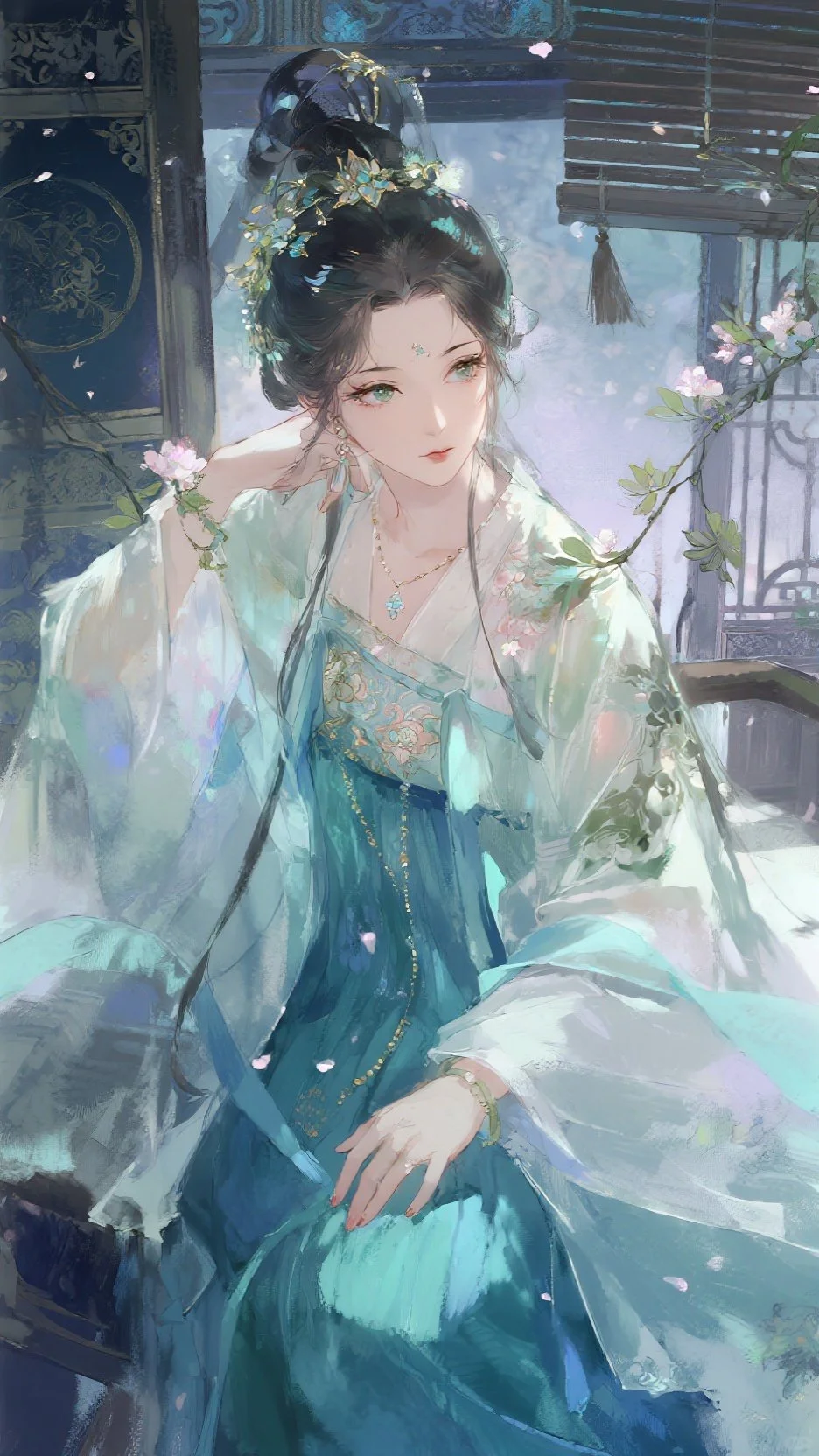 二次元古风美女