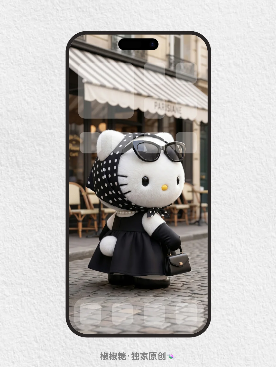 🕶HelloKitty×赫本风｜壁纸🎀