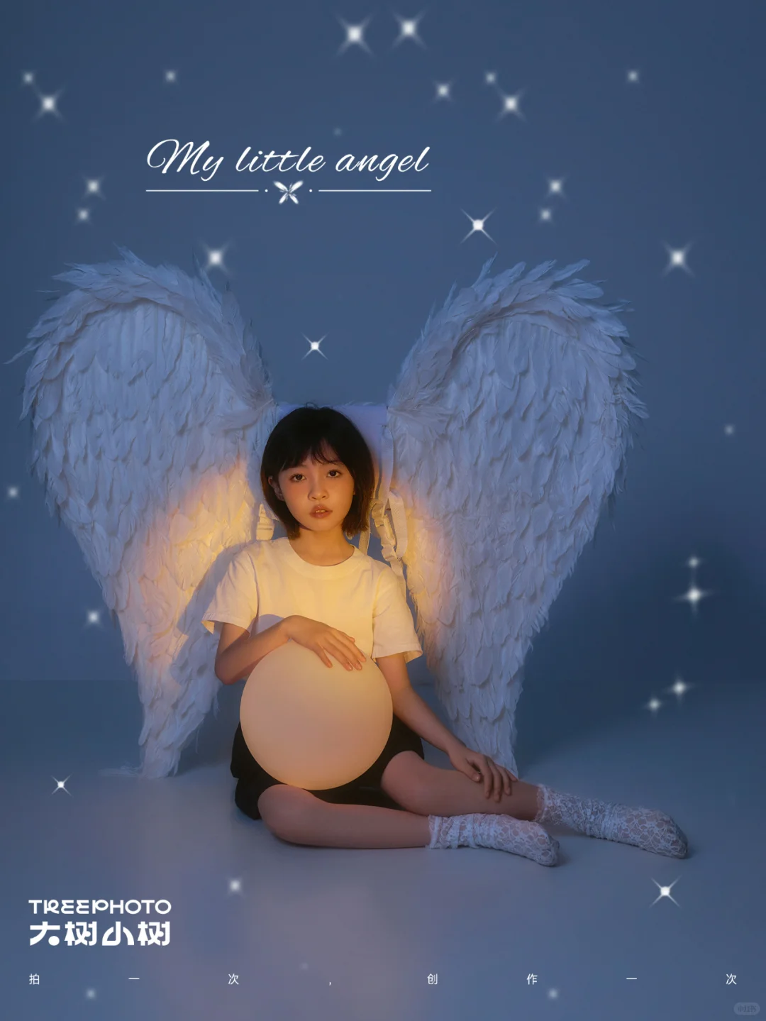 氛围感天使写真✨｜坠入凡间的梦幻之美