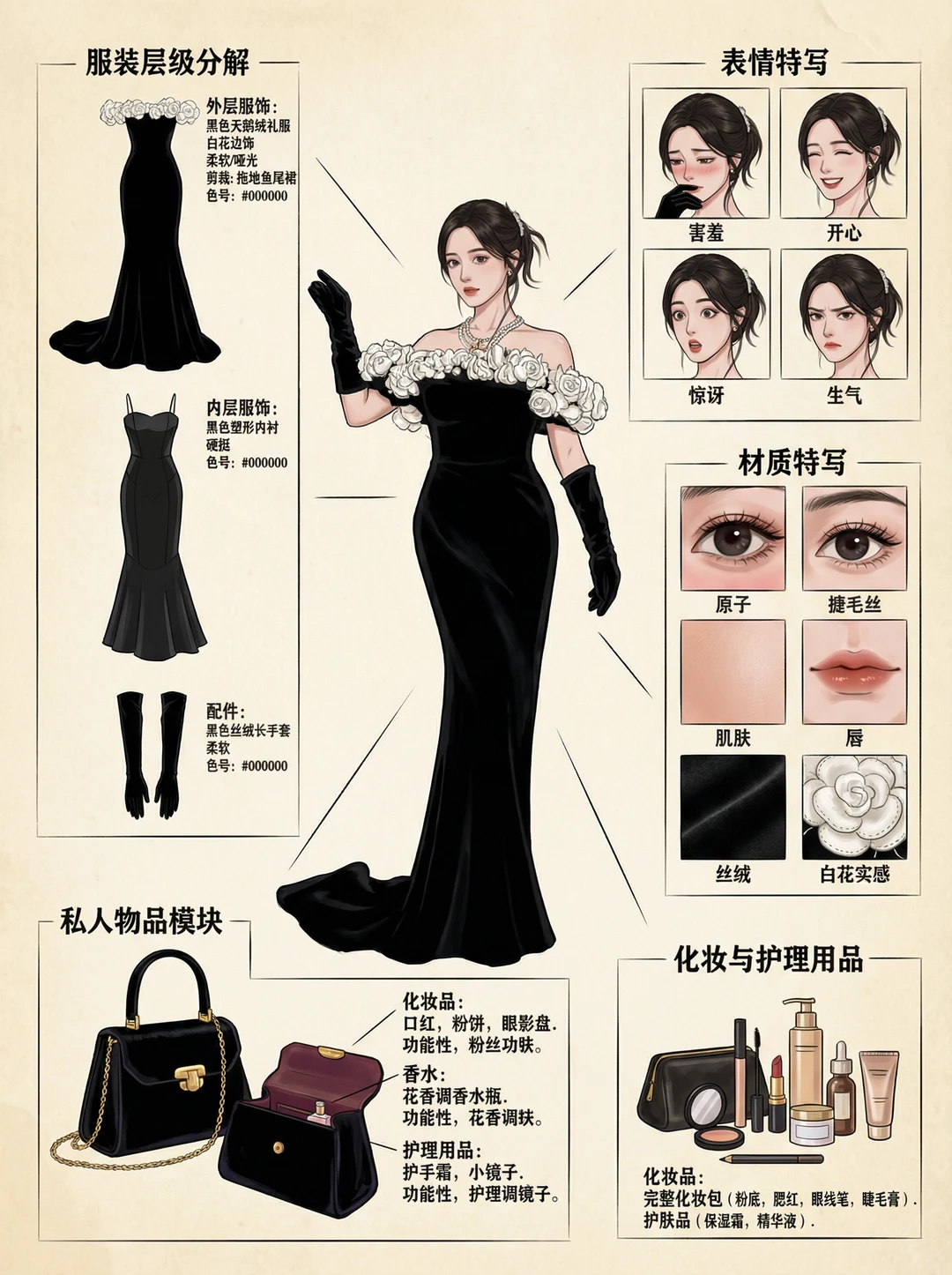 尖叫之夜女明星造型像素级拆解