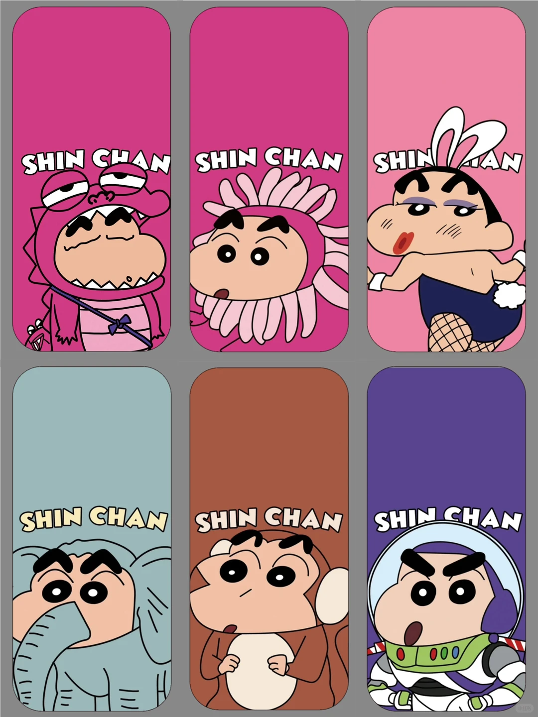 蜡笔小新cos可爱搞怪手机壁纸全屏😗