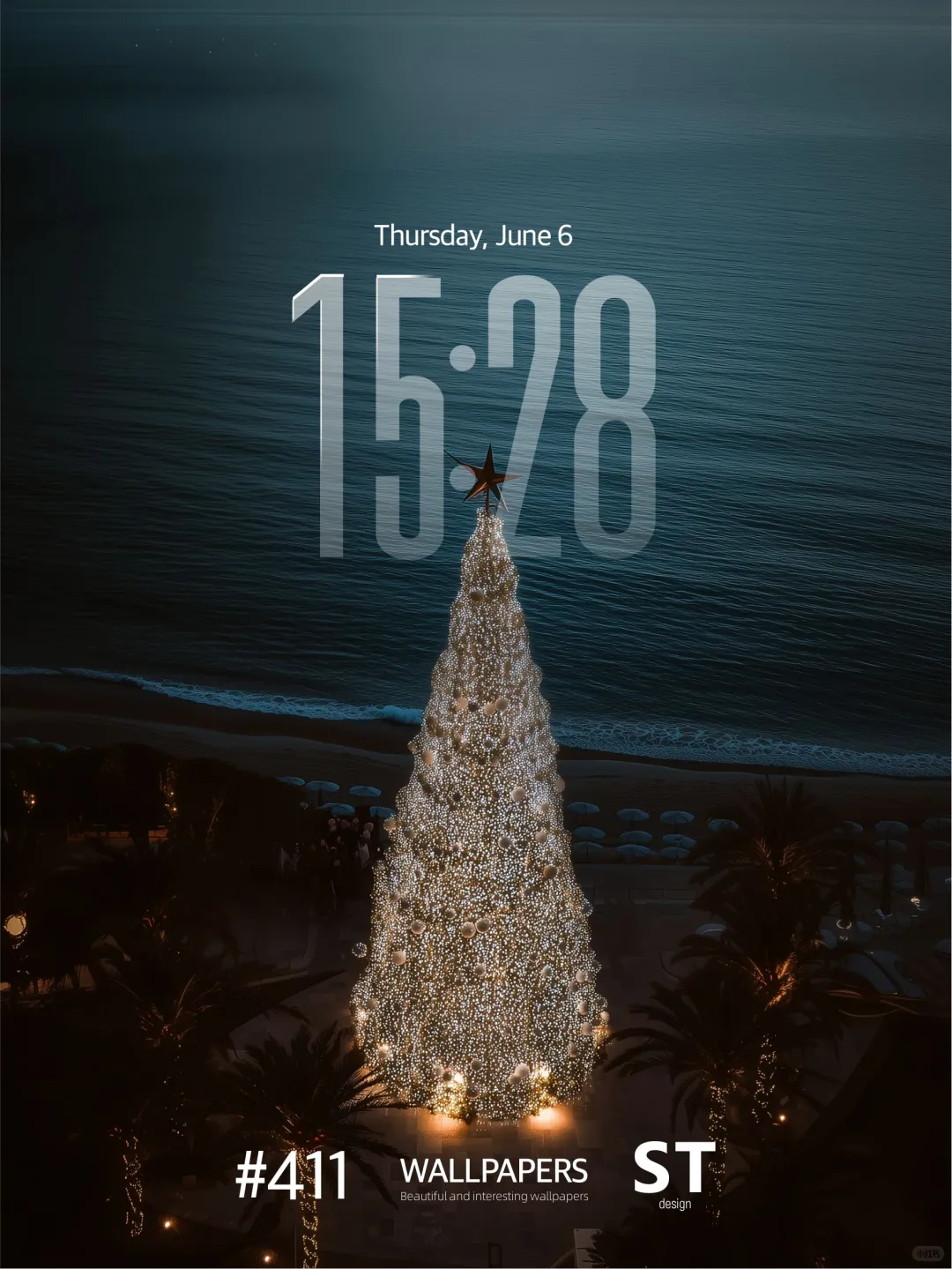 海边圣诞｜圣诞壁纸/高级氛围感/iphone17
