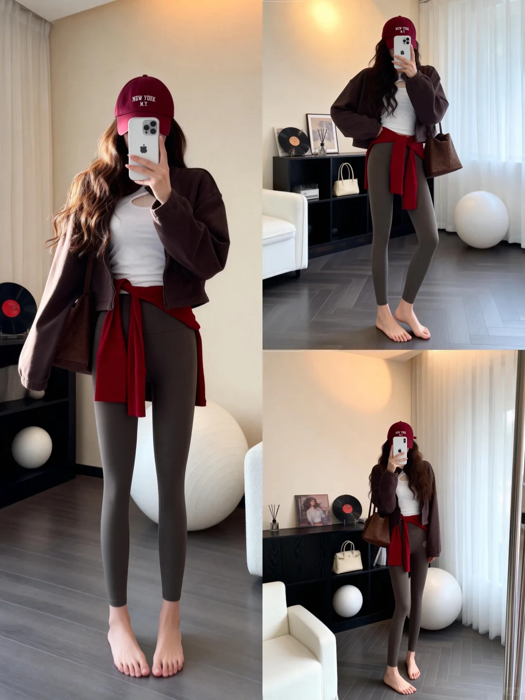 秋冬瑜伽服｜美拉德色系瑜伽服 🌰