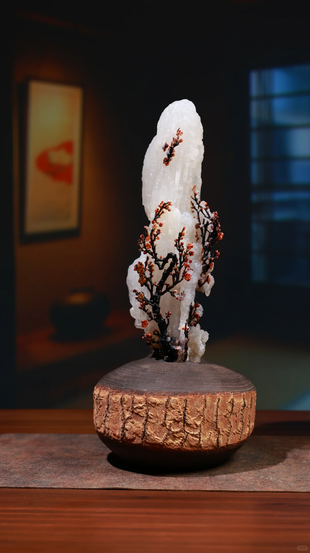 玛瑙雕刻艺术品（花季少女）