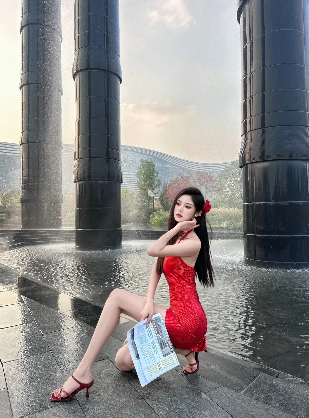 成都陪拍🔍SKP九宫格御姐拍照 轻松get