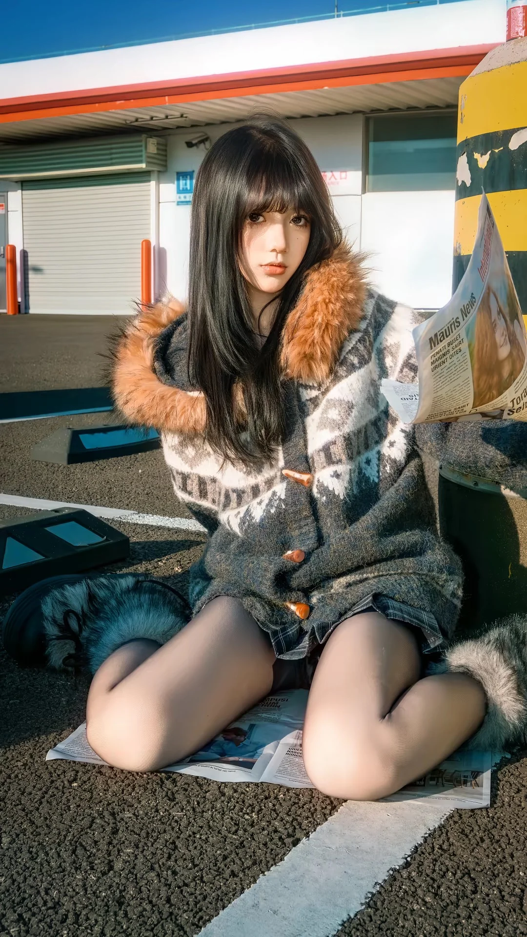 🔥楼顶停车场辣妹图鉴！谁懂！